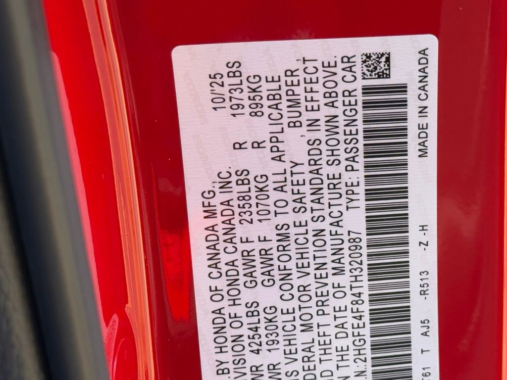 New 2026 Honda Civic Sport Touring image 42