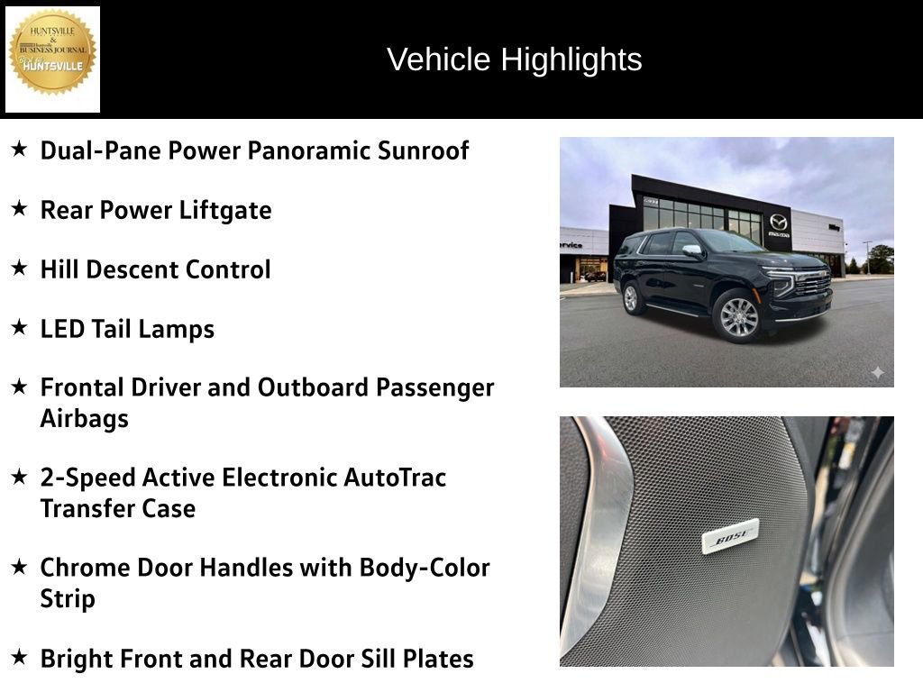 Used 2025 Chevrolet Tahoe Premier w/ Sun And Tow Package AWD/4WD image 18