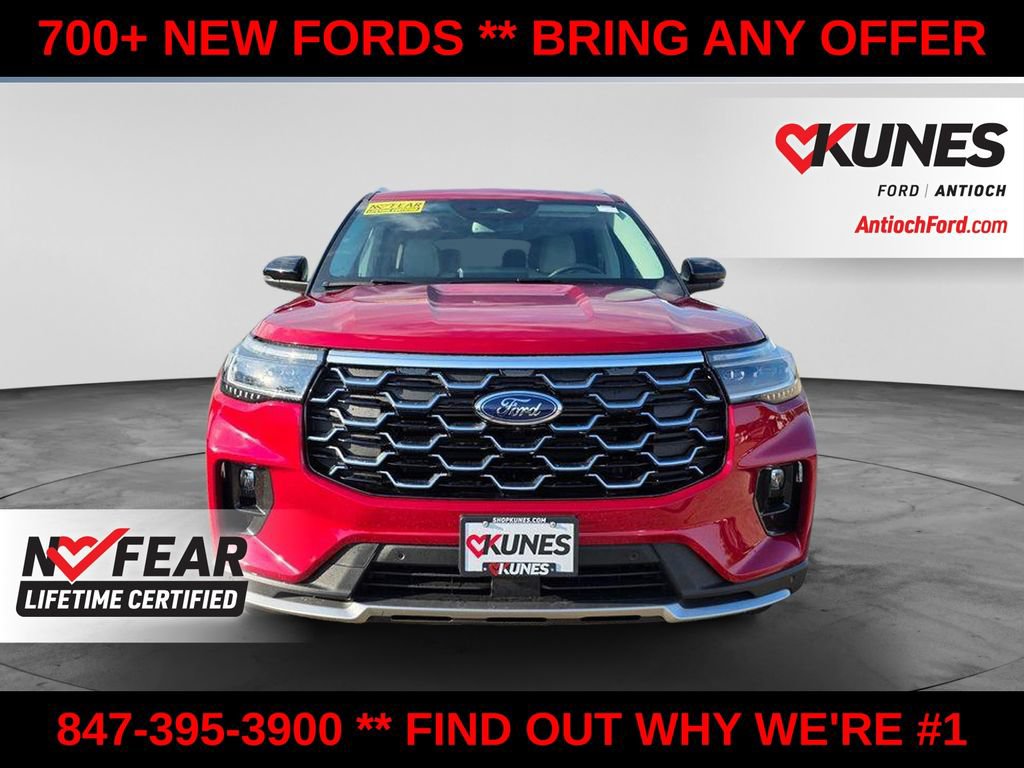 New 2026 Ford Explorer Platinum w/ LUX Leather Package AWD/4WD image 2