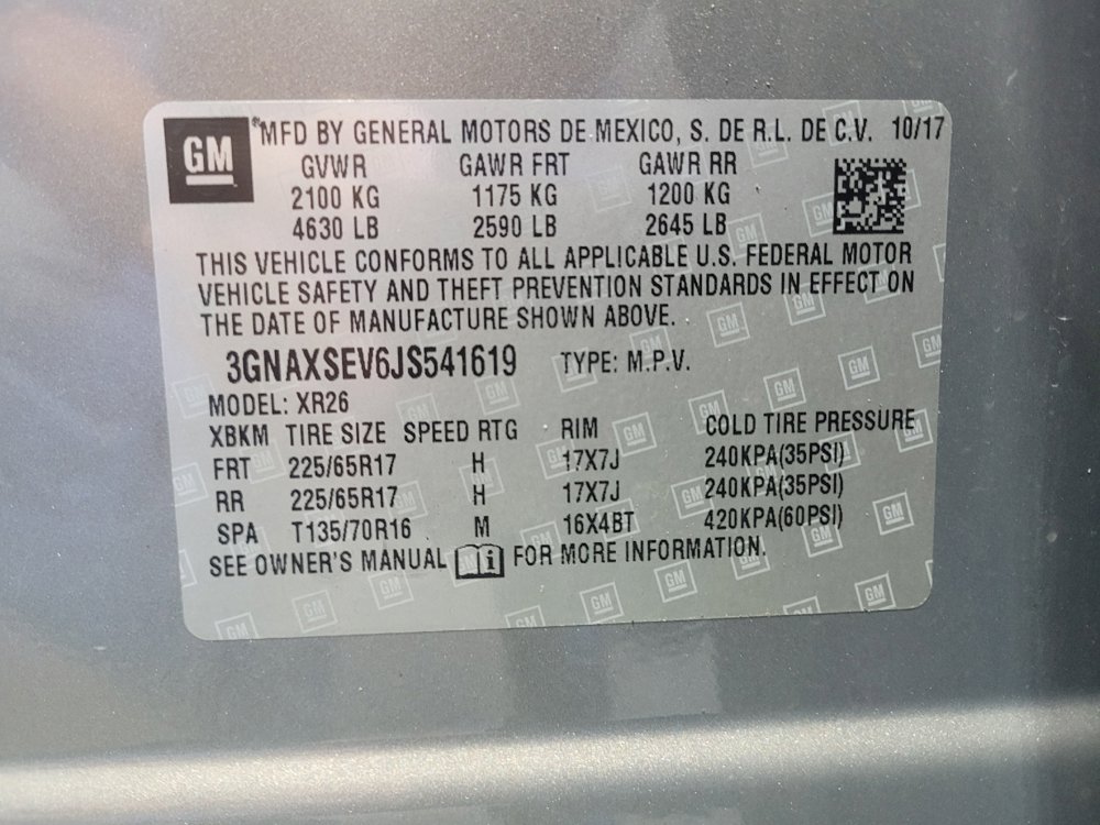Used 2018 Chevrolet Equinox LT AWD/4WD image 33
