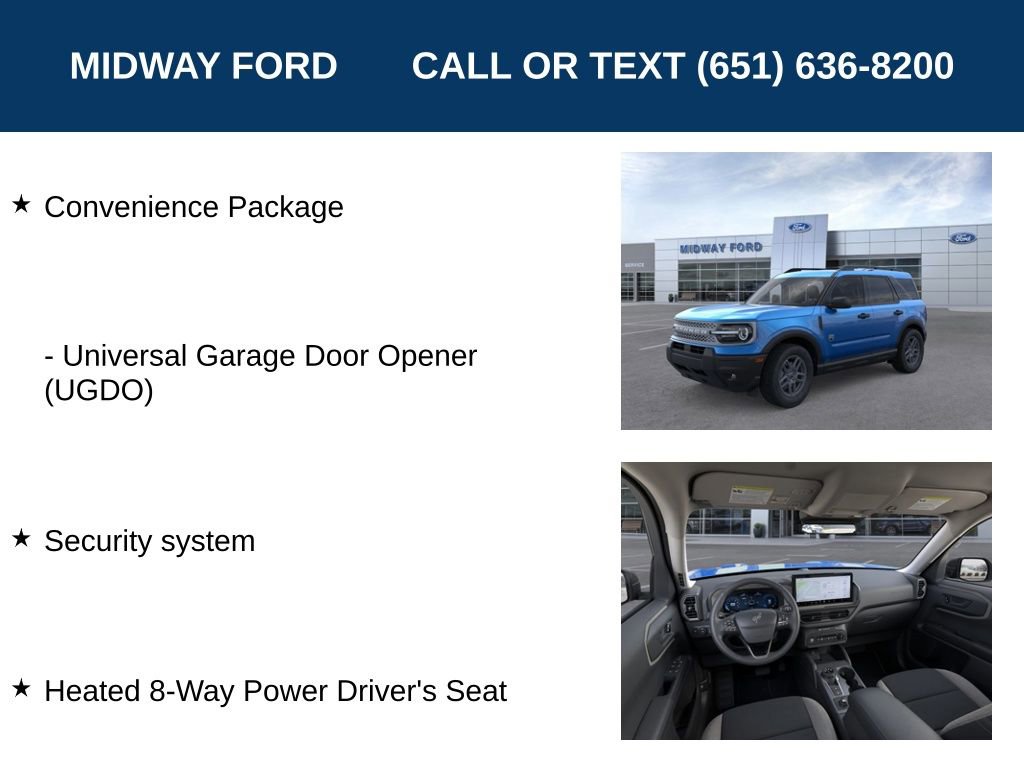 Used 2025 Ford Bronco Sport Big Bend w/ Convenience Package image 13