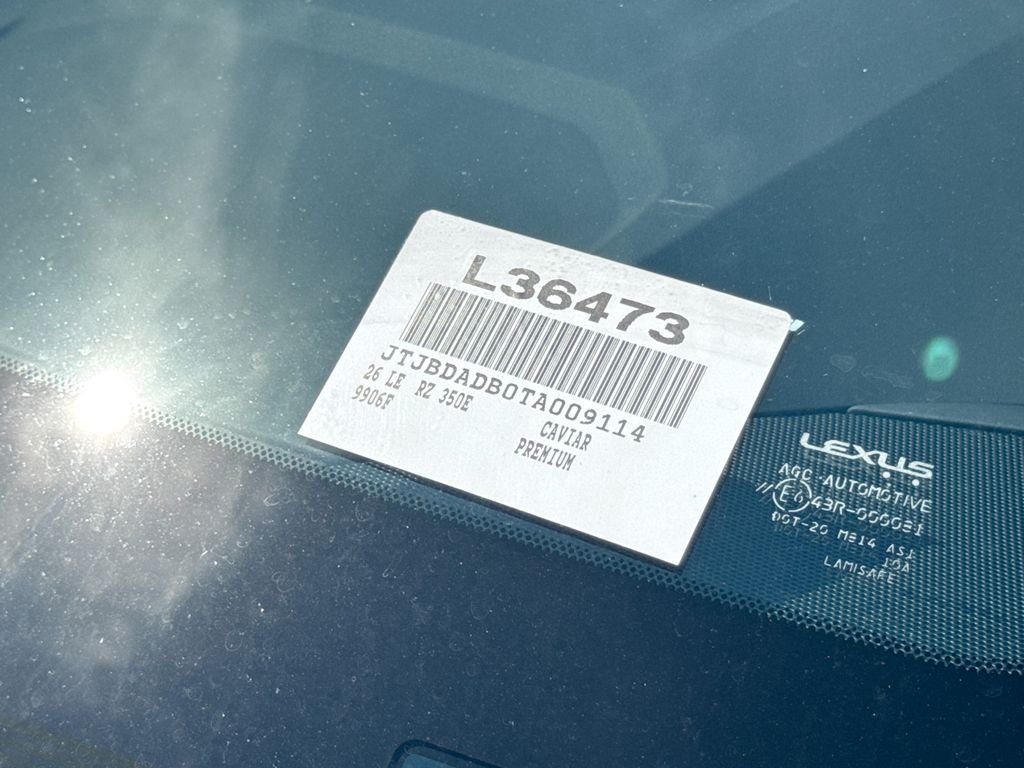 New 2026 Lexus RZ 350e 2WD w/ Convenience Package image 16