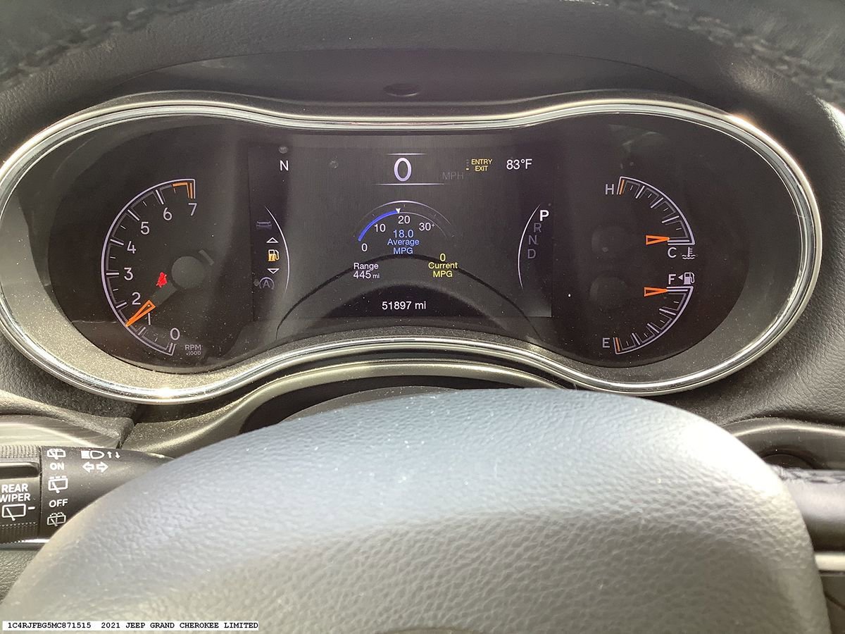 Used 2021 Jeep Grand Cherokee Limited w/ Premium Lighting Group AWD/4WD image 8