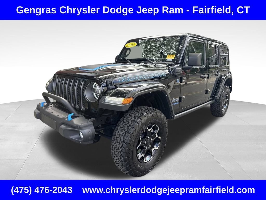 Used 2022 Jeep Wrangler Unlimited Rubicon 4xe w/ Steel Bumper Group AWD/4WD image 7