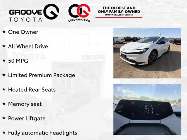 Used 2024 Toyota Prius Limited w/ Limited Premium Package AWD/4WD image 4