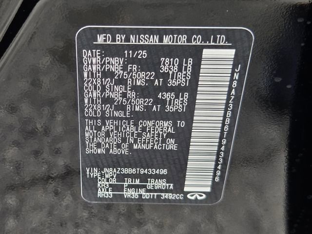 New 2026 INFINITI QX80 Luxe image 23