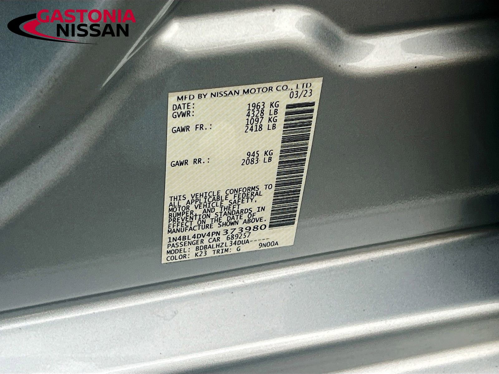 Used 2023 Nissan Altima 2.5 SV image 38