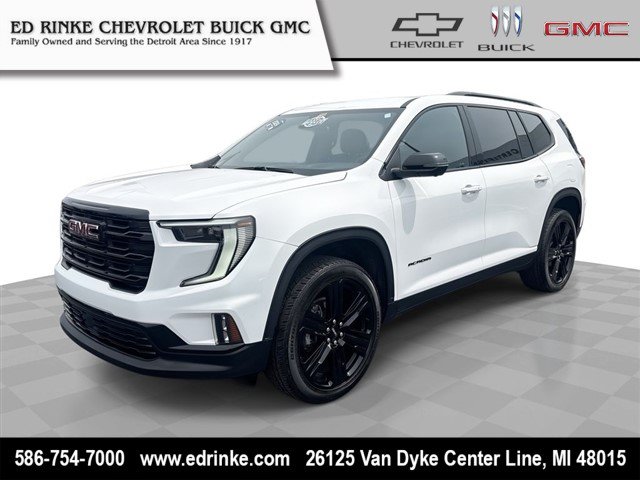 Certified 2024 GMC Acadia Elevation w/ Black Edition