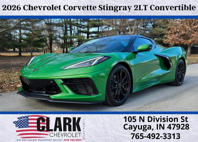 New 2026 Chevrolet Corvette Stingray Preferred Conv w/ Battery Protection Package