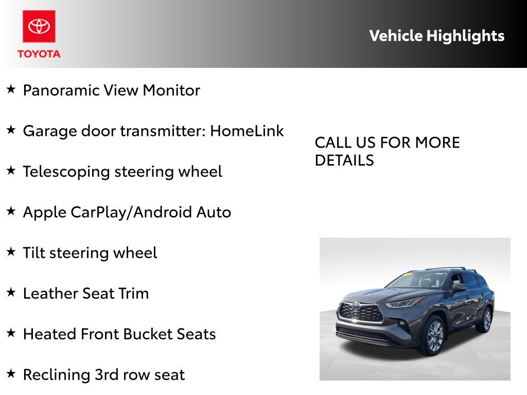 Certified 2022 Toyota Highlander Limited AWD/4WD image 33