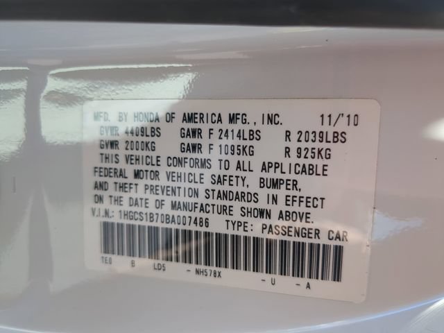 Used 2011 Honda Accord EX image 33