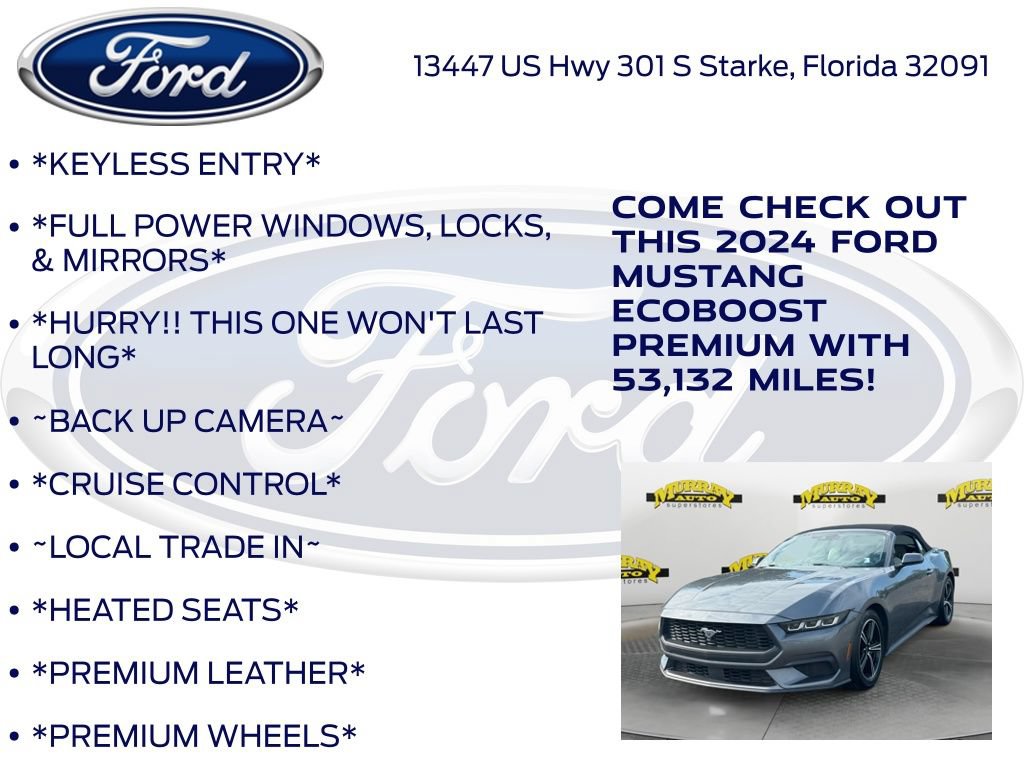 Certified 2024 Ford Mustang Premium RWD image 12
