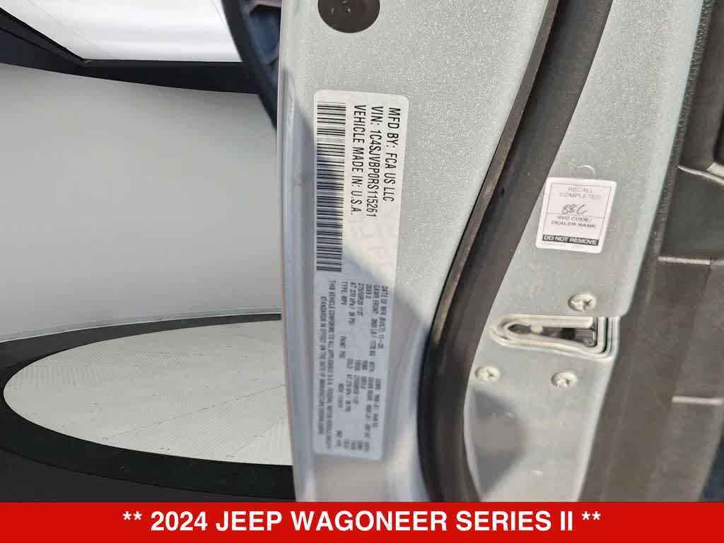 Used 2024 Jeep Wagoneer Series II w/ Flexible Seating Group AWD/4WD image 36