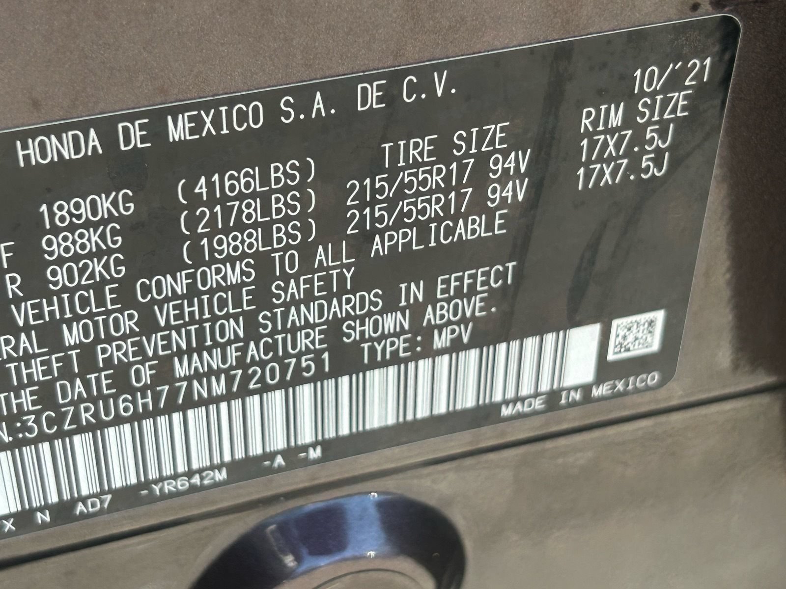 Used 2022 Honda HR-V EX-L image 34