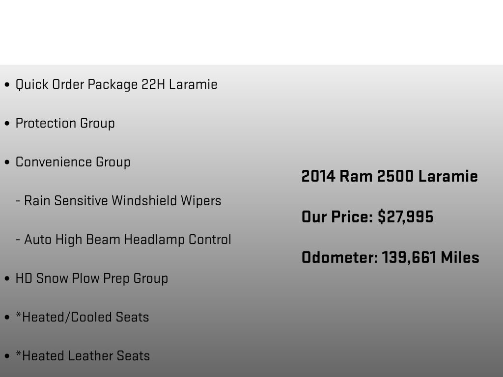 Used 2014 RAM 2500 Laramie w/ Convenience Group AWD/4WD image 6