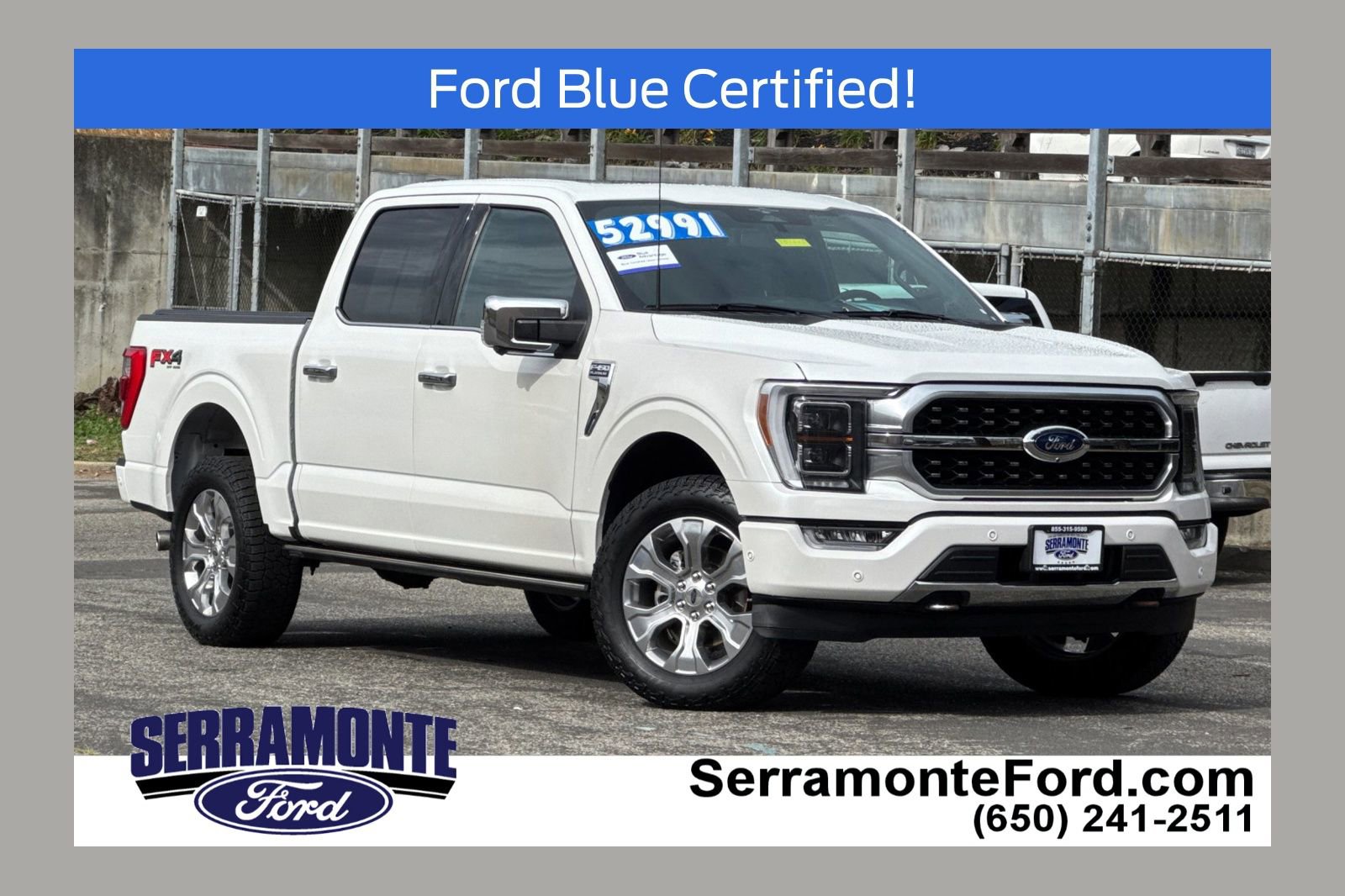 Certified 2023 Ford F150 Platinum w/ Equipment Group 701A High image 1