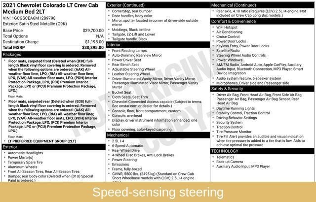 Used 2021 Chevrolet Colorado LT image 7