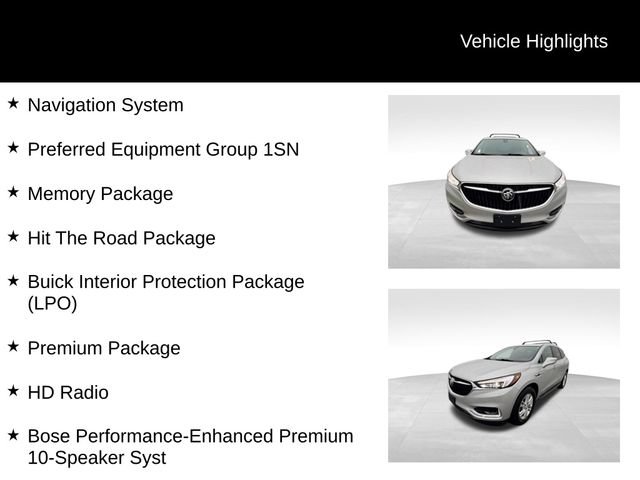 Certified 2018 Buick Enclave Premium w/ LPO, Hit The Road Package AWD/4WD image 12