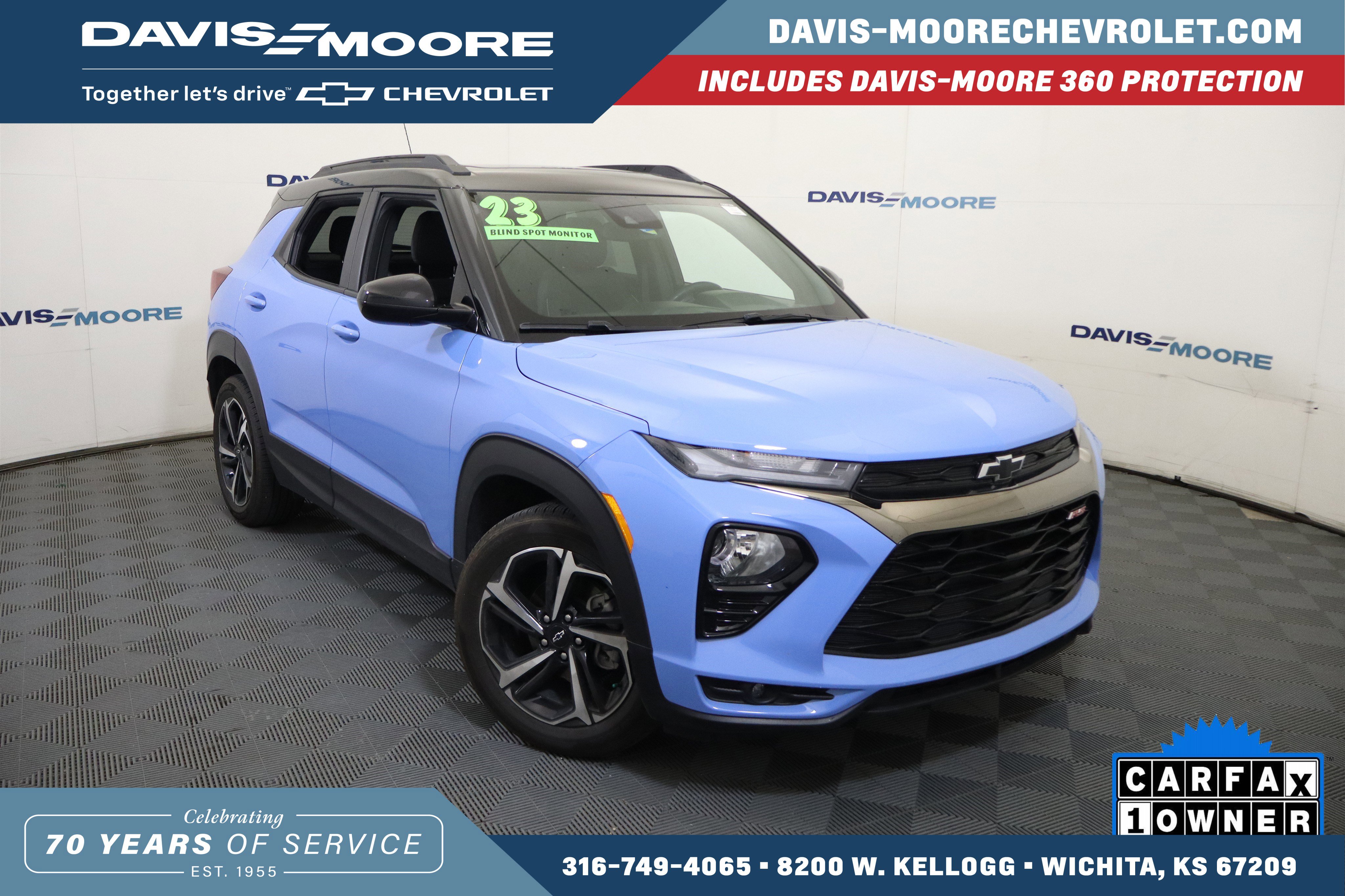 Used 2023 Chevrolet TrailBlazer RS w/ Sun and Liftgate Package FWD image 1