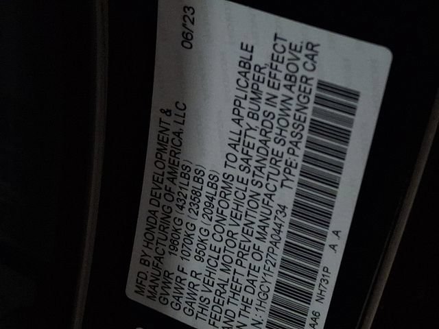 Certified 2023 Honda Accord LX image 26