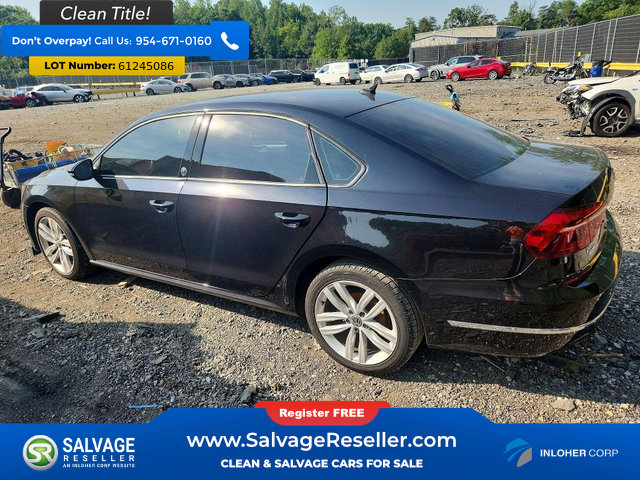 Used 2019 Volkswagen Passat 2.0T Wolfsburg w/ Wheels & Sunroof Package FWD image 3