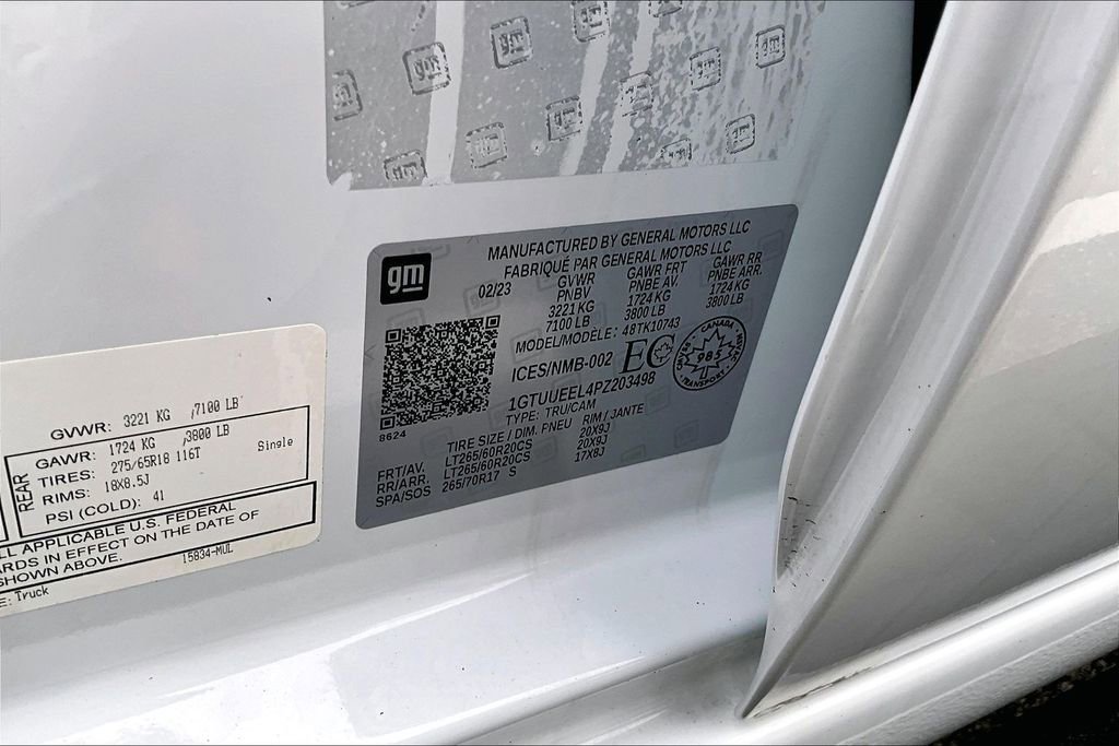 Used 2023 GMC Sierra 1500 AT4 w/ Technology Package image 44