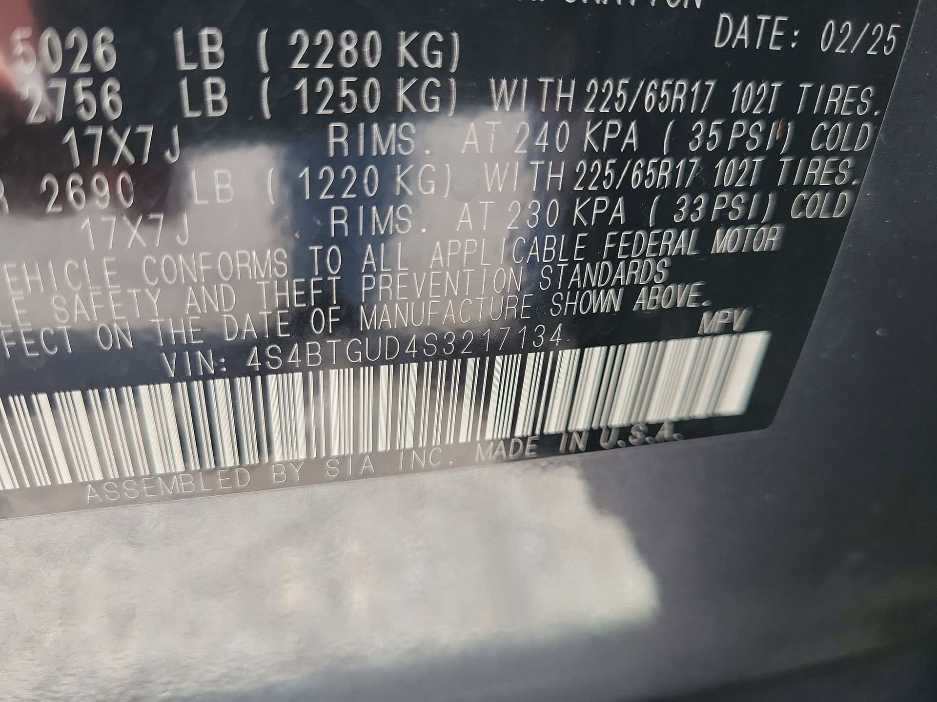 Used 2025 Subaru Outback Wilderness AWD/4WD image 35