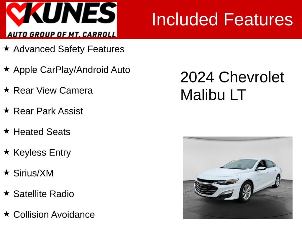 Used 2024 Chevrolet Malibu LT FWD image 3