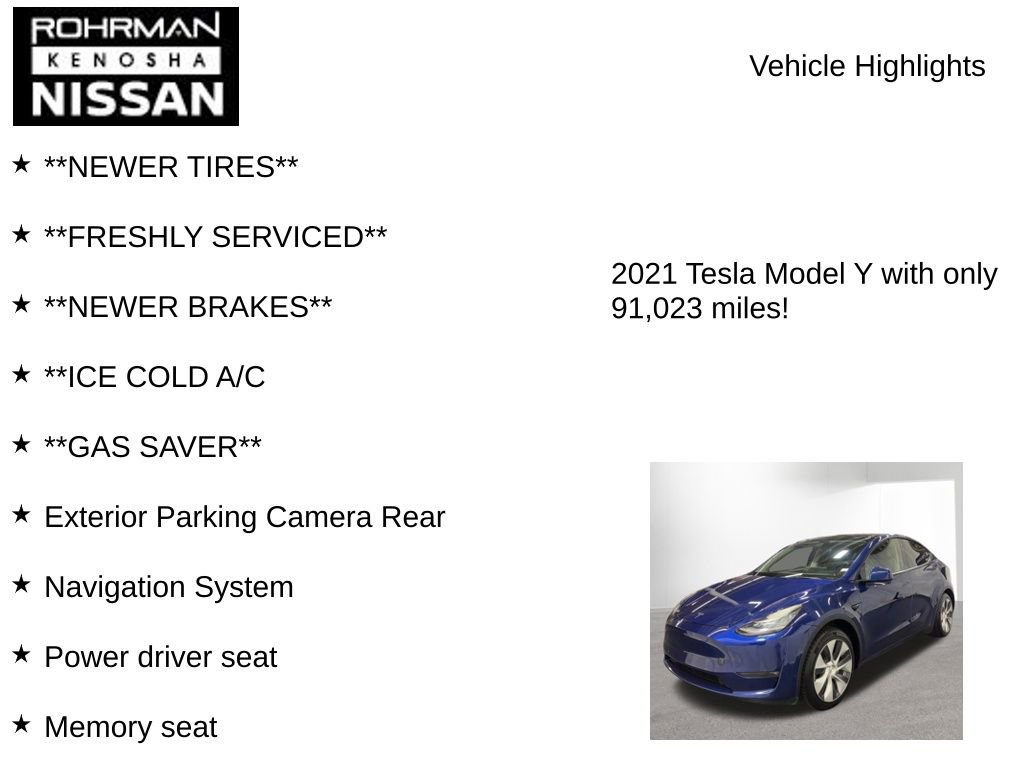Used 2021 Tesla Model Y Long Range AWD/4WD image 7