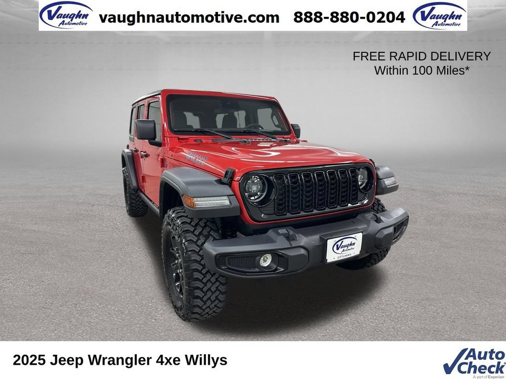 Used 2025 Jeep Wrangler Unlimited Sport S 4xe AWD/4WD 360° Tour