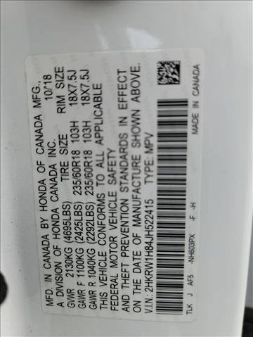 Used 2018 Honda CR-V EX-L image 23