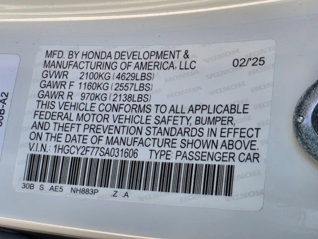 Certified 2025 Honda Accord Sport image 33