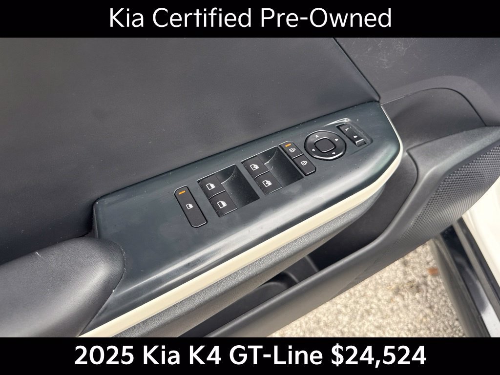 Certified 2025 Kia K4 GT-Line w/ GT-Line Sunroof Package FWD image 13