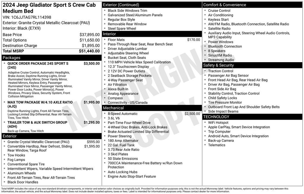 Used 2024 Jeep Gladiator Sport image 4