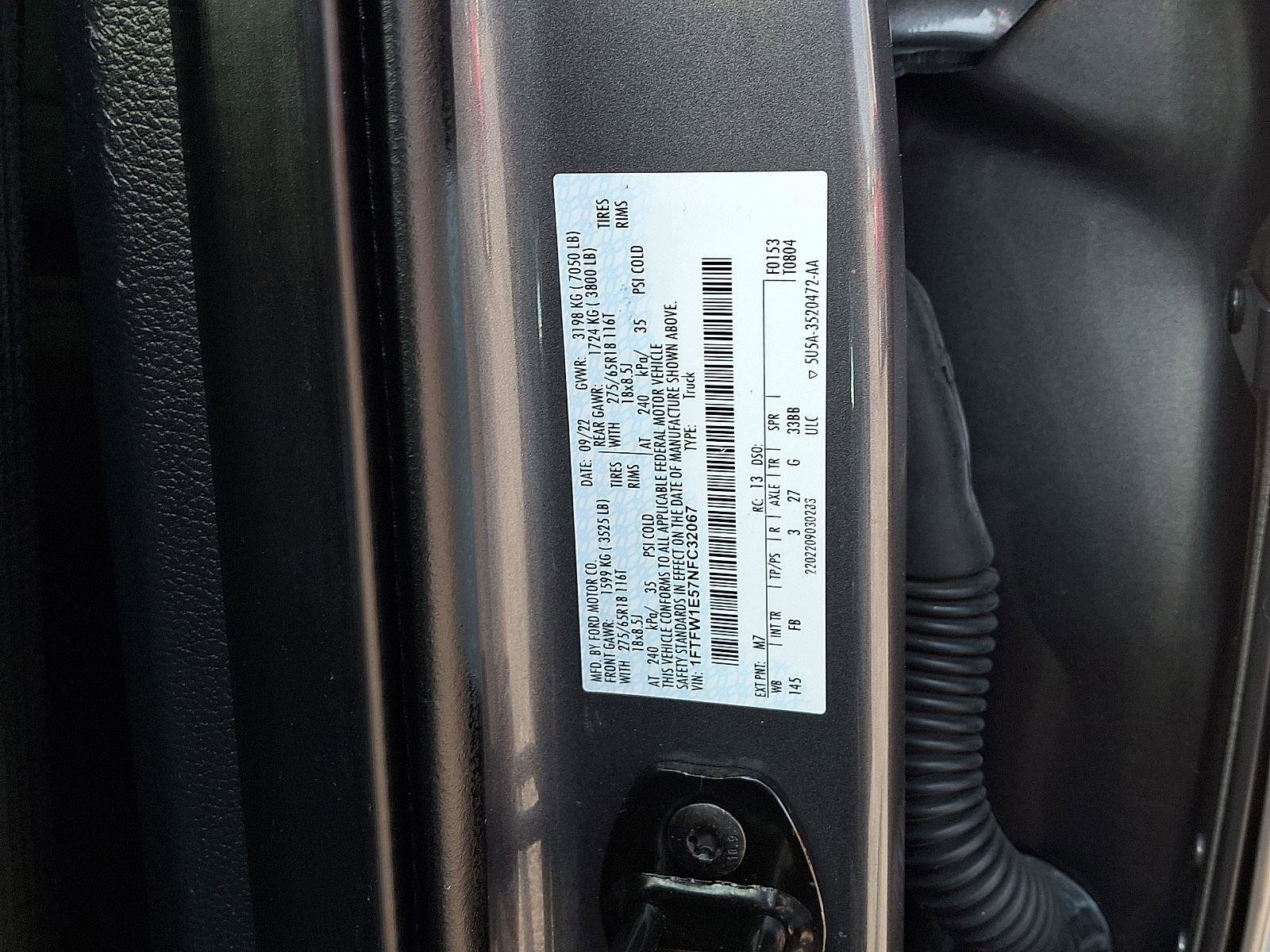 Certified 2022 Ford F150 XLT w/ Equipment Group 302A High image 27