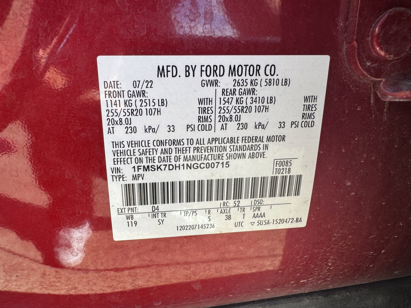 Used 2022 Ford Explorer XLT w/ Equipment Group 202A RWD image 29