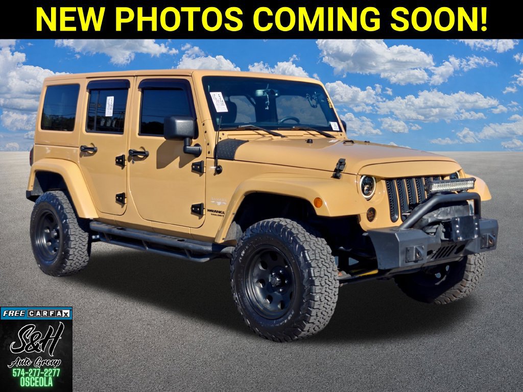 Used 2014 Jeep Wrangler Unlimited Sahara w/ Connectivity Group AWD/4WD image 1
