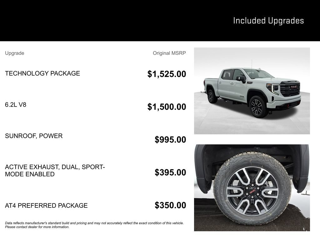 New 2026 GMC Sierra 1500 AT4 w/ Technology Package AWD/4WD image 8