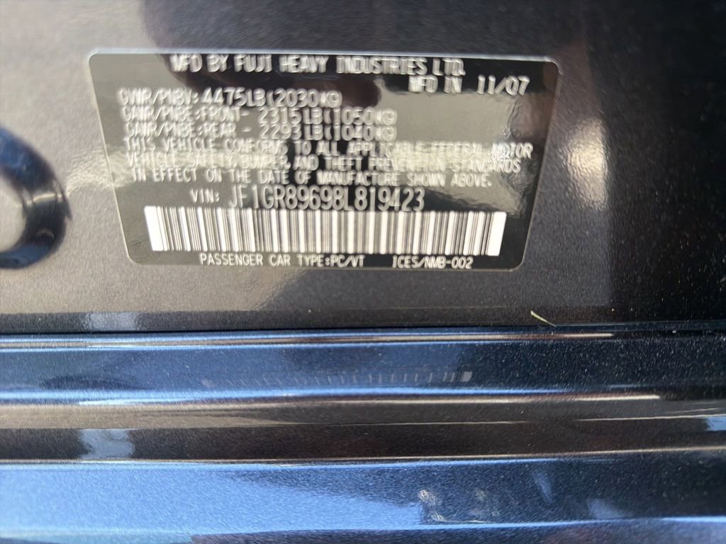 Used 2008 Subaru Impreza WRX STI