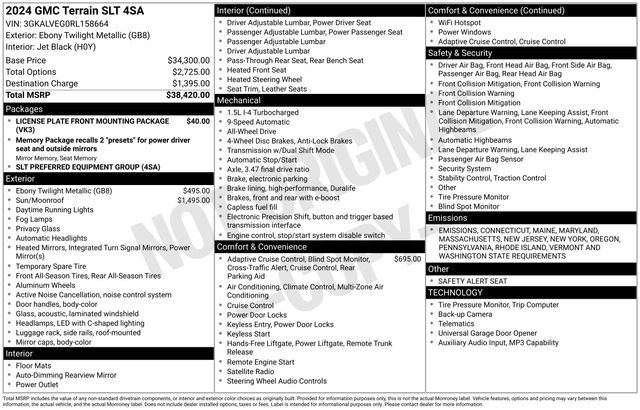 Used 2024 GMC Terrain SLT image 5