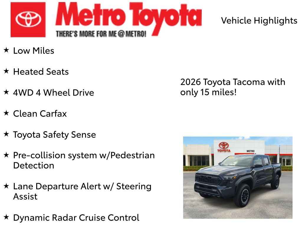 Used 2026 Toyota Tacoma TRD Off-Road AWD/4WD image 8