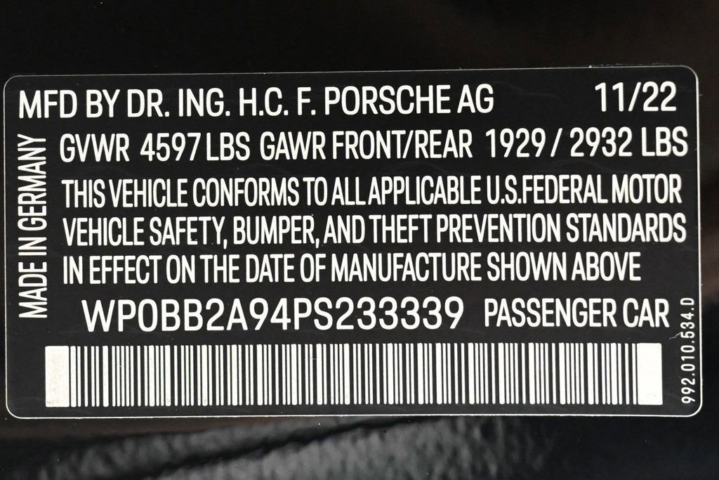 Certified 2023 Porsche 911 Targa 4 GTS image 32