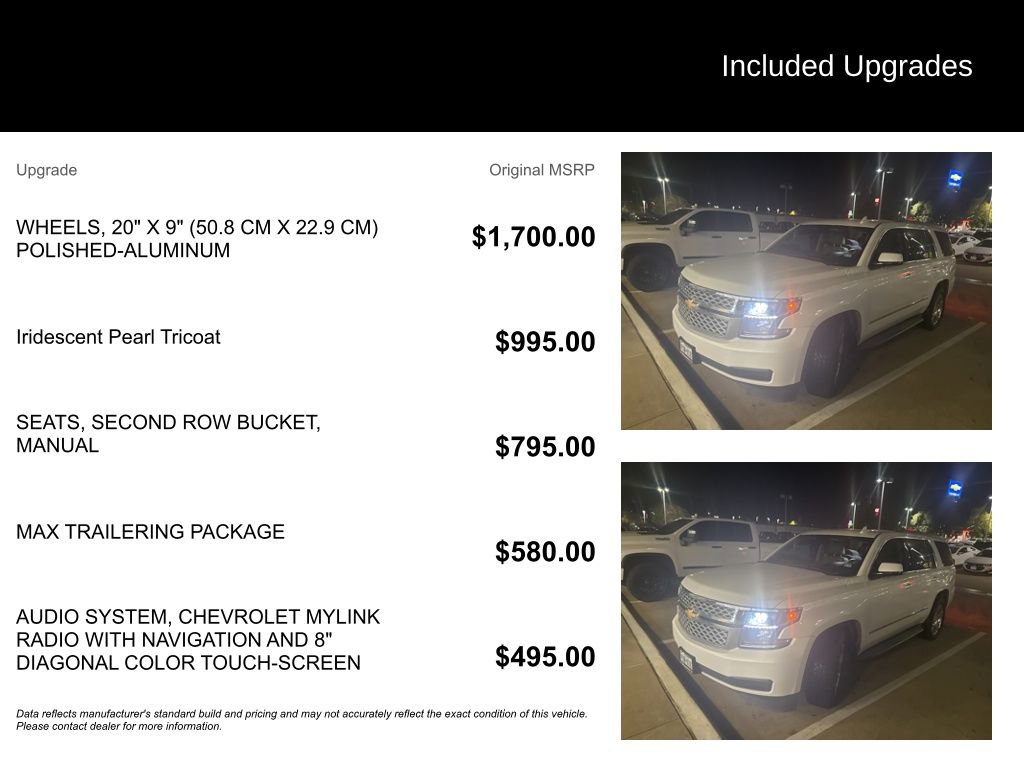 Used 2017 Chevrolet Tahoe LT w/ Max Trailering Package image 5