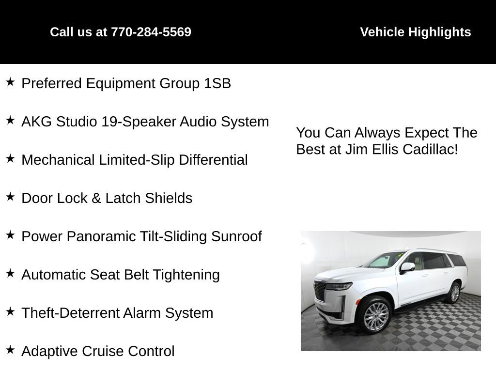 Used 2023 Cadillac Escalade ESV Premium Luxury image 5