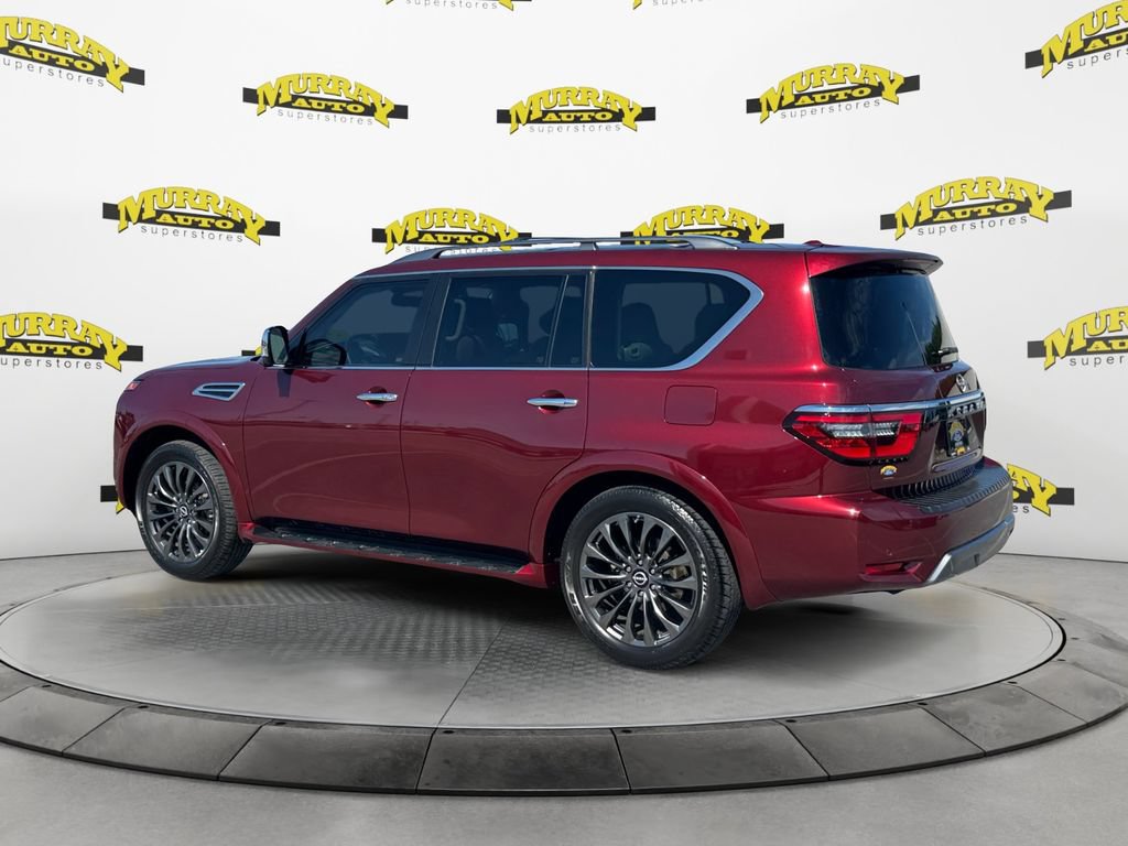 Used 2023 Nissan Armada Platinum w/ Captain's Chairs Package RWD image 3