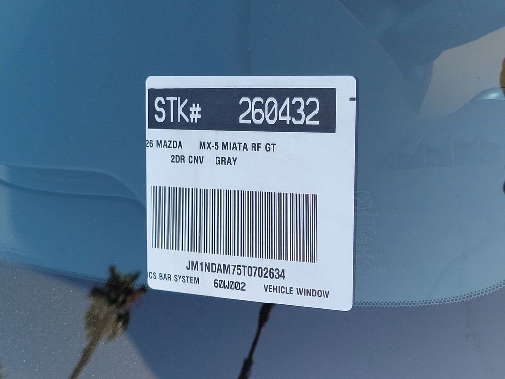 New 2026 MAZDA MX-5 Miata RF Grand Touring RWD image 24