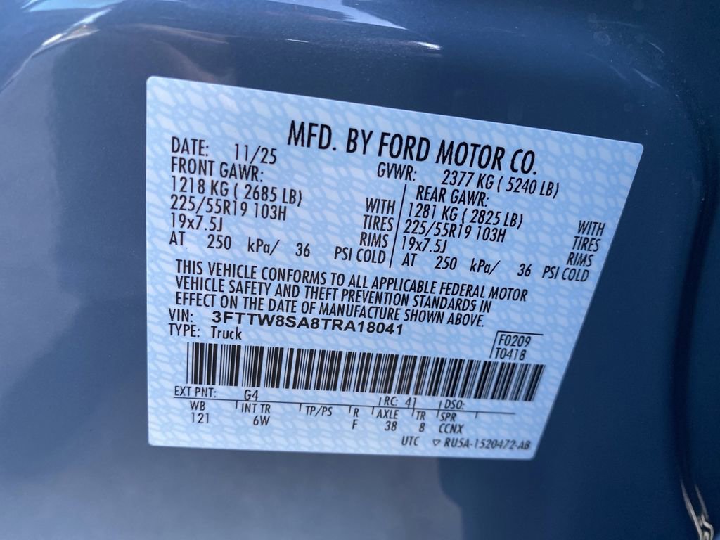 New 2026 Ford Maverick Lariat w/ Black Appearance Package image 54