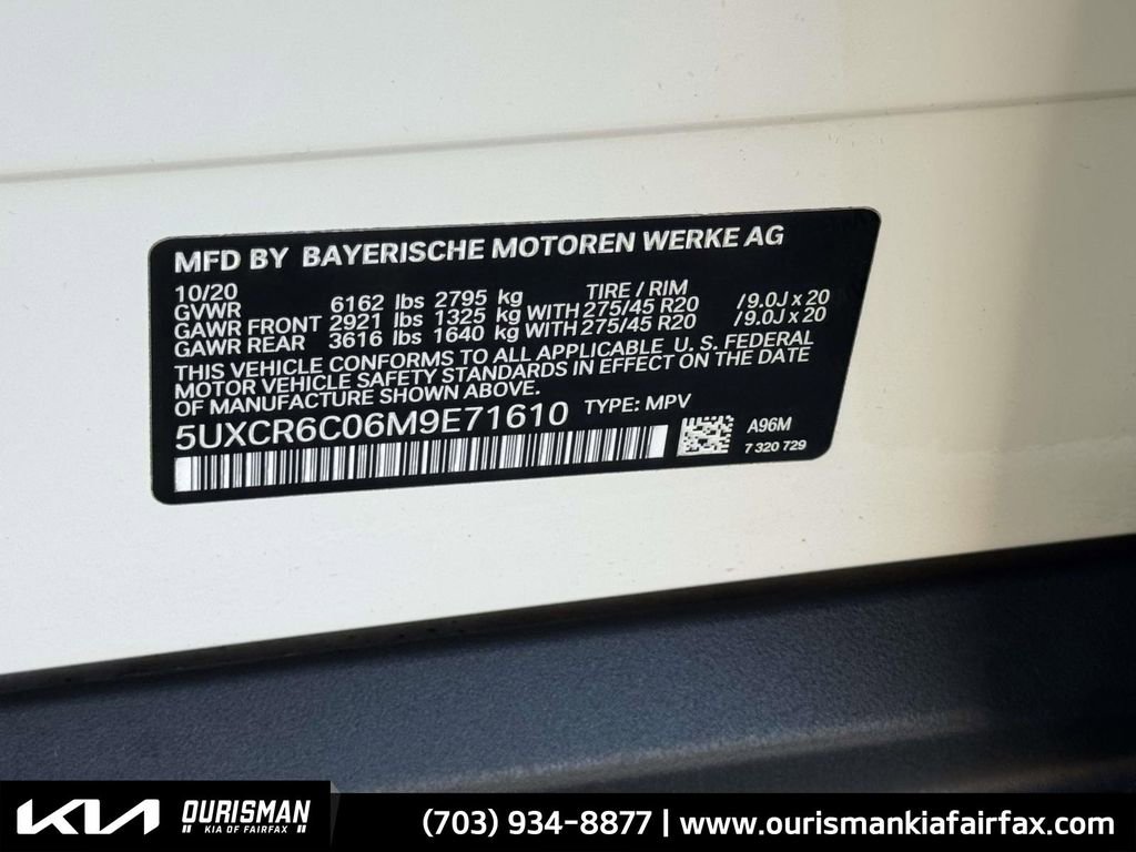 Used 2021 BMW X5 xDrive40i w/ Premium Package image 34