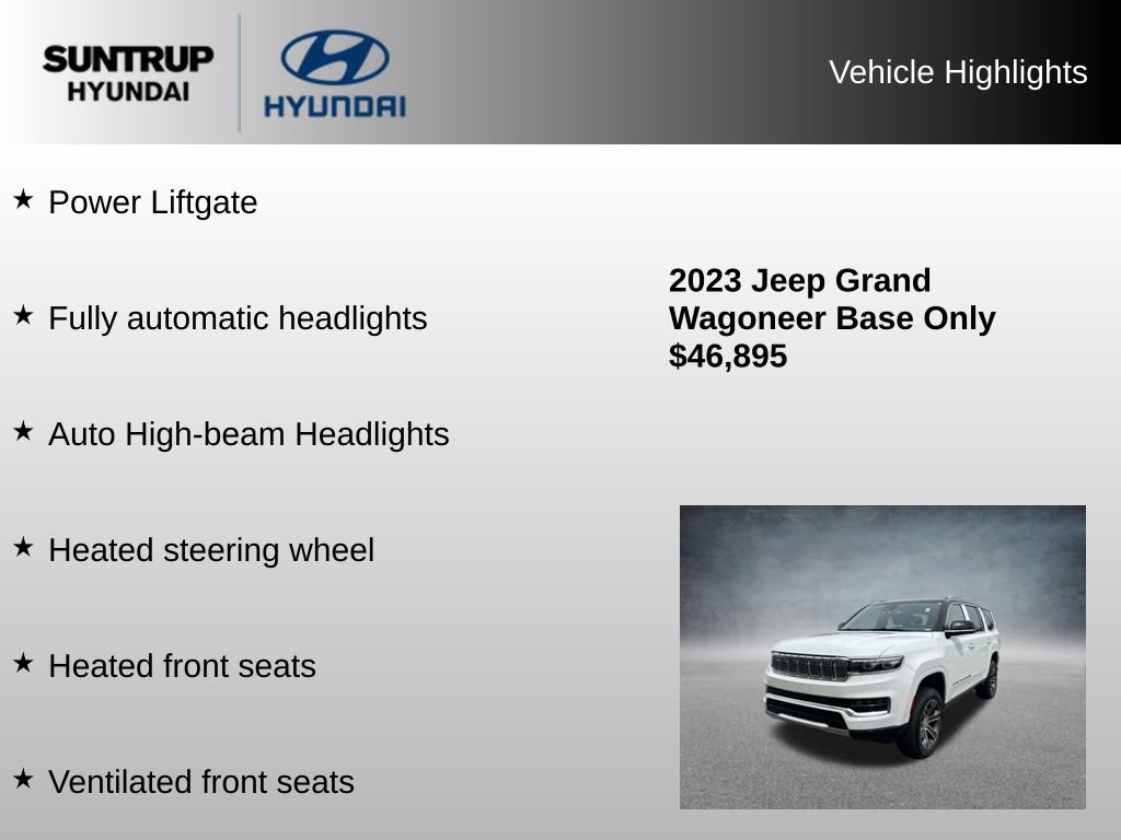 Used 2023 Jeep Grand Wagoneer 4WD image 16