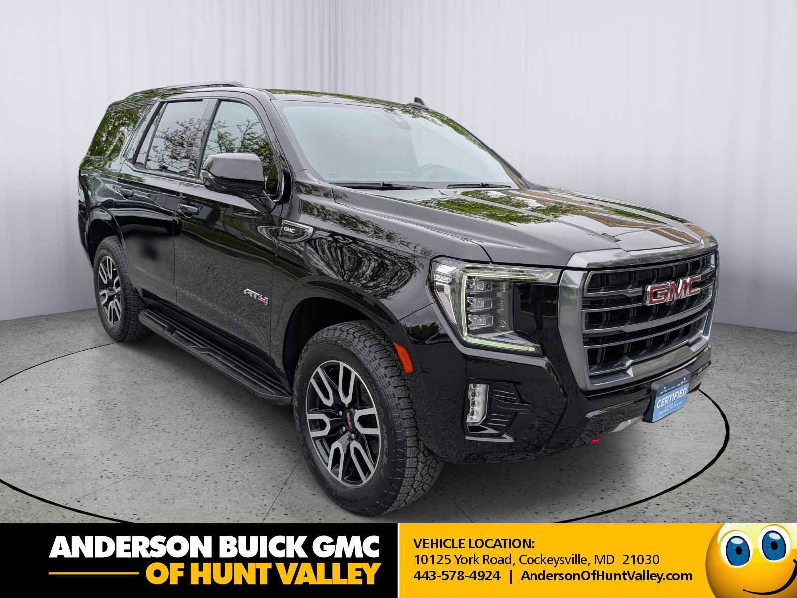 Certified 2022 GMC Yukon AT4